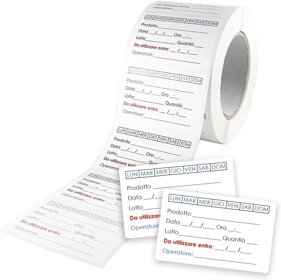 Etichette professionali HACCP per ristorazione