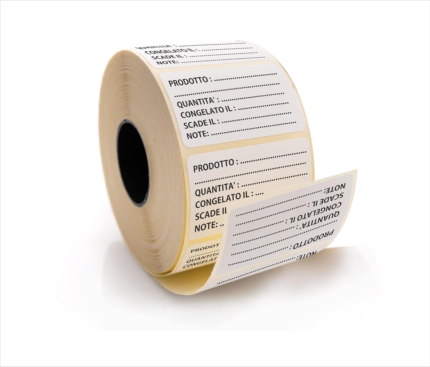 Rotolo di etichette adesive per congelatore